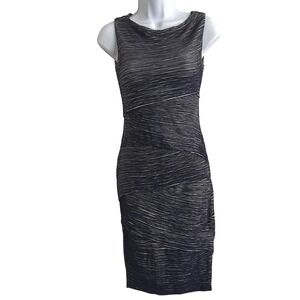 NWOT Bailey/44 Dress Women's S Navy White Striped Bandage Sheath Bodycon Career